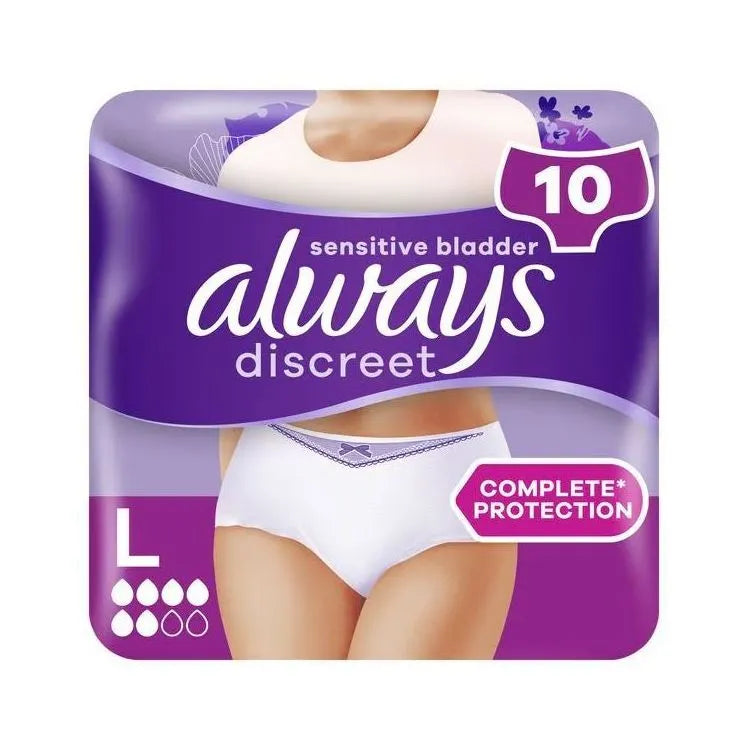 Always Discreet Pants Large - 10's