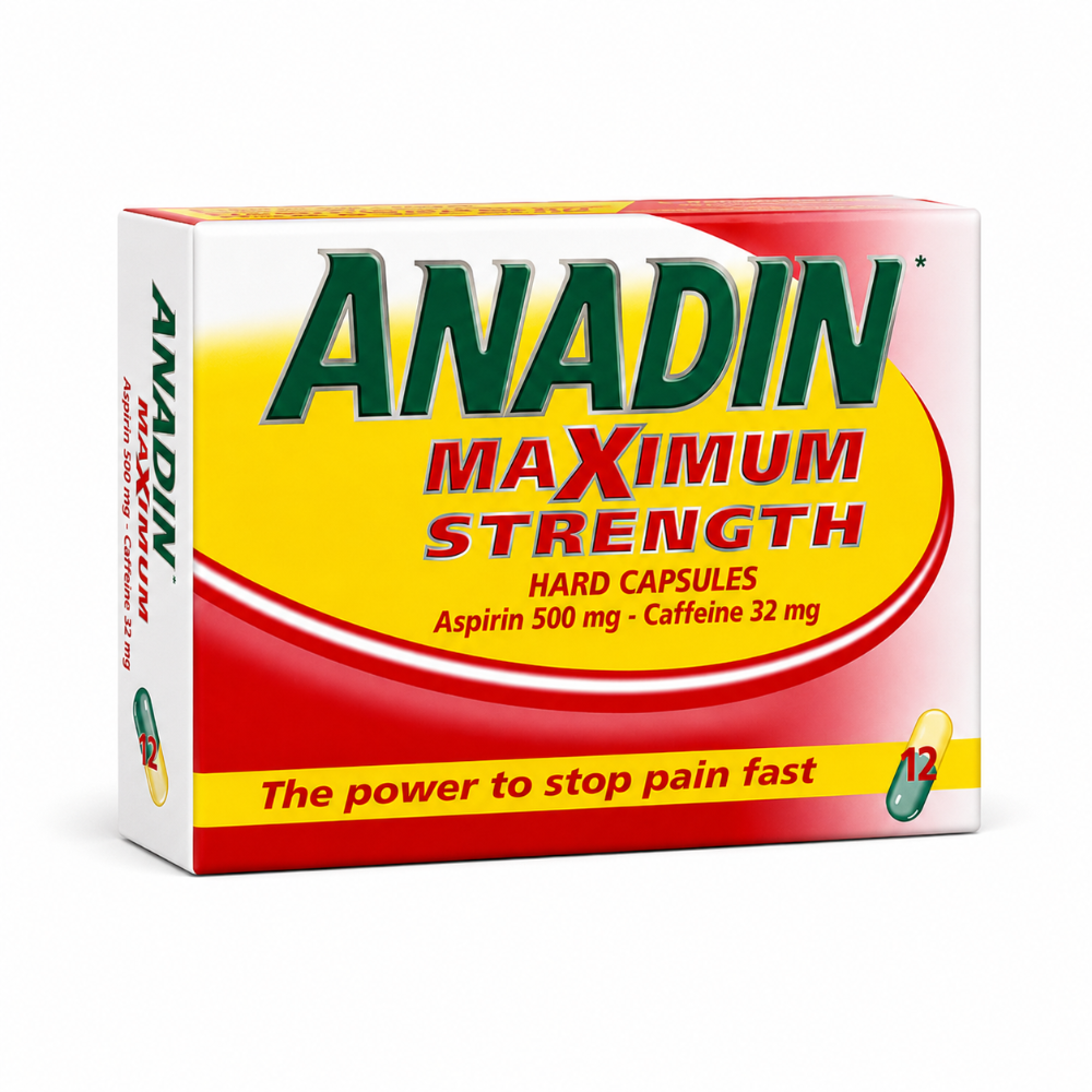 Anadin Max Strength Capsules - 12 Pack