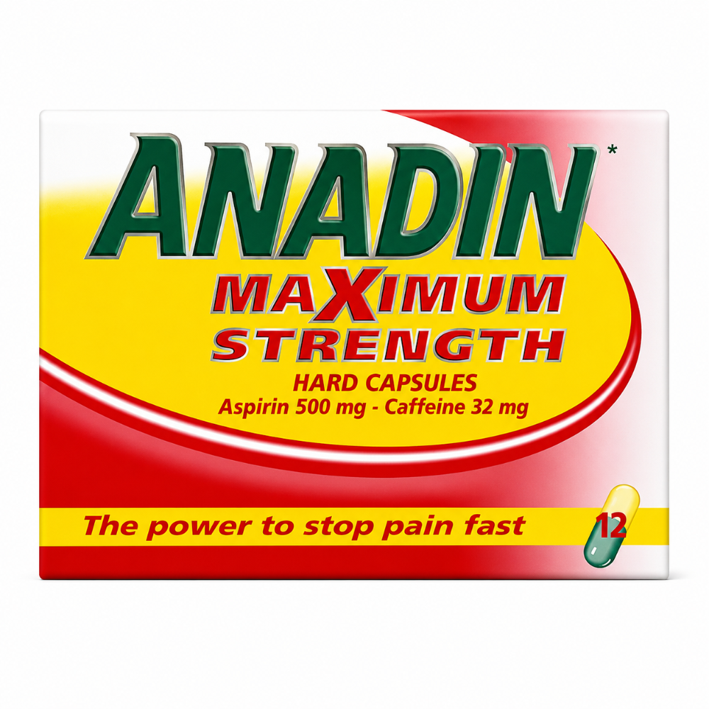 Anadin Max Strength Capsules - 12 Pack