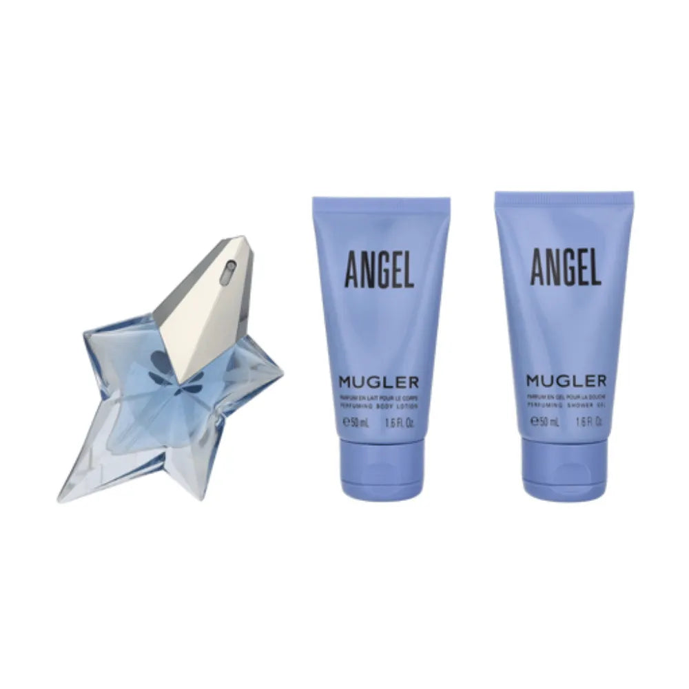 Angel Ladies 25ml 3pc Gift Set25ml Refillable Edp Spr, 50ml Body Lotion, 50ml Shower Gel