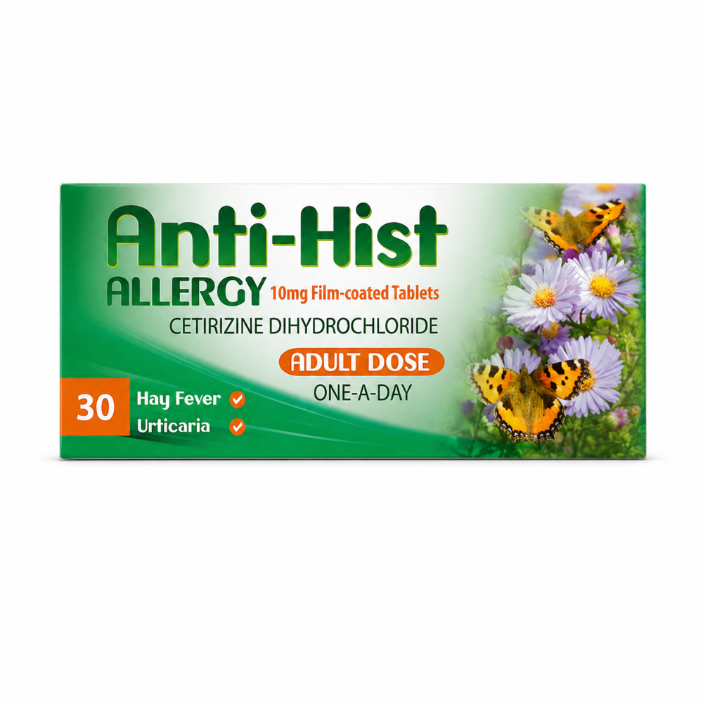 Anti-Hist Cetirizine Tablets - 30 Tablets