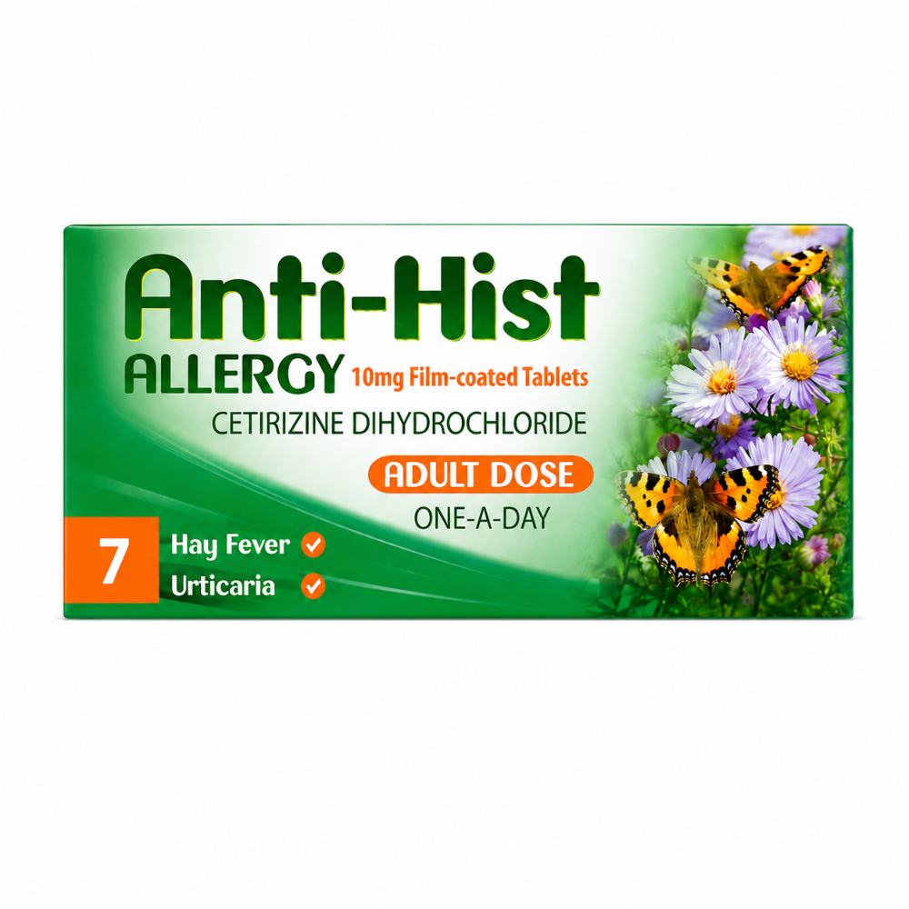 Anti-Hist Cetirizine Tablets - 7 Tablets