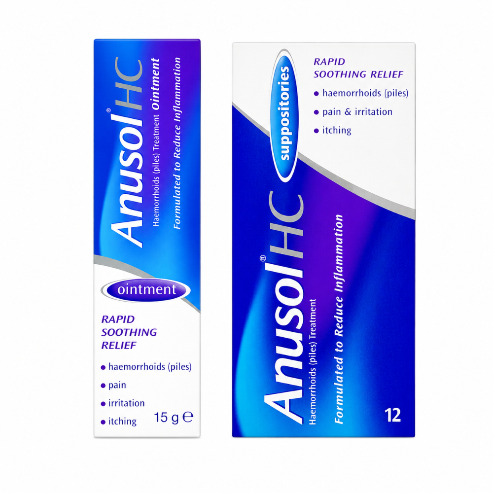 Anusol HC Ointment & HC Suppositories Bundle