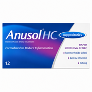 Anusol HC Suppositories - 12 Pack