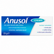Anusol cream packaging on a white background