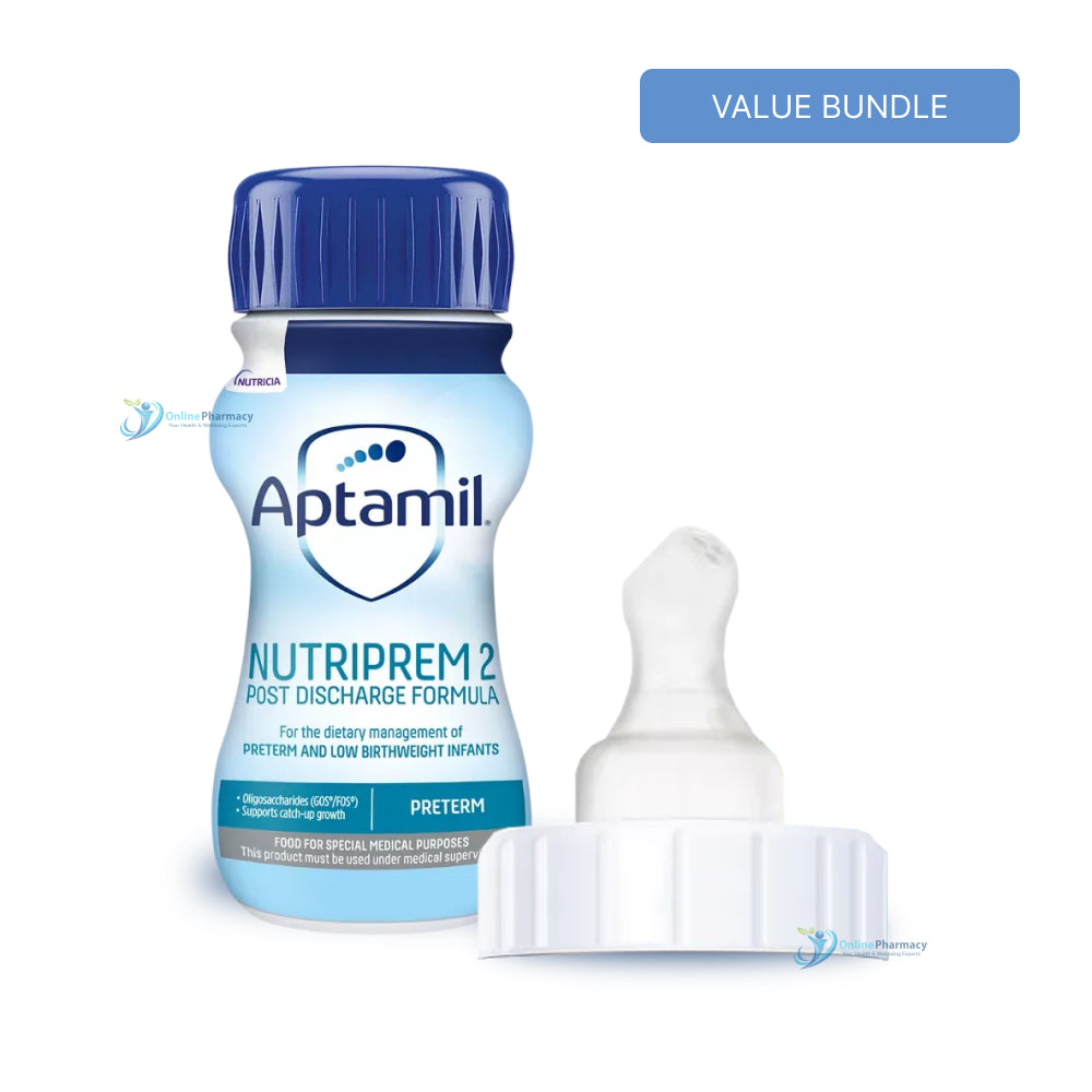 Aptamil Nutriprem 2 24x90ml + Cow & Gate RTF Preterm Teats (24 Teats)