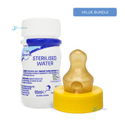 Aptamil Sterile Water 24x90ml + SMA Hygienic Teats (24 Teats)