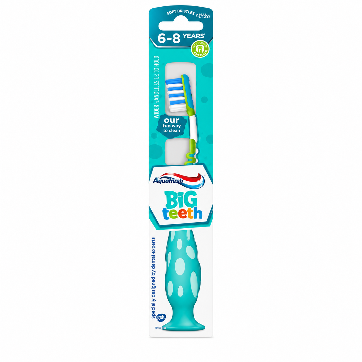 Aquafresh Big Teeth Toothbrush Blue - 6-8 Years