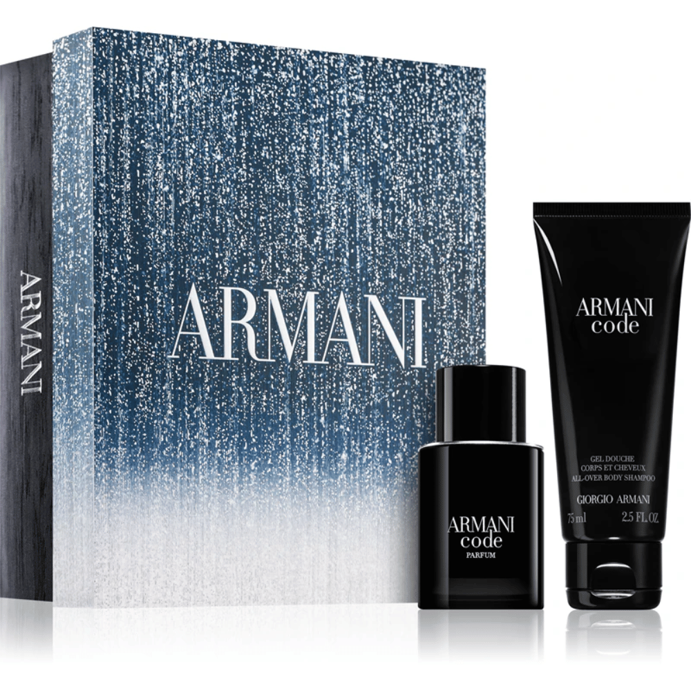 Armani Code Mens 50ml 2pc Gift Set 50ml Edt Spr, 75ml Shower Gel