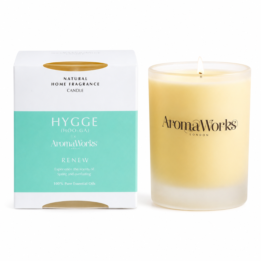 Aroma Works Hygge Renew Basil & Mandarin Candle
