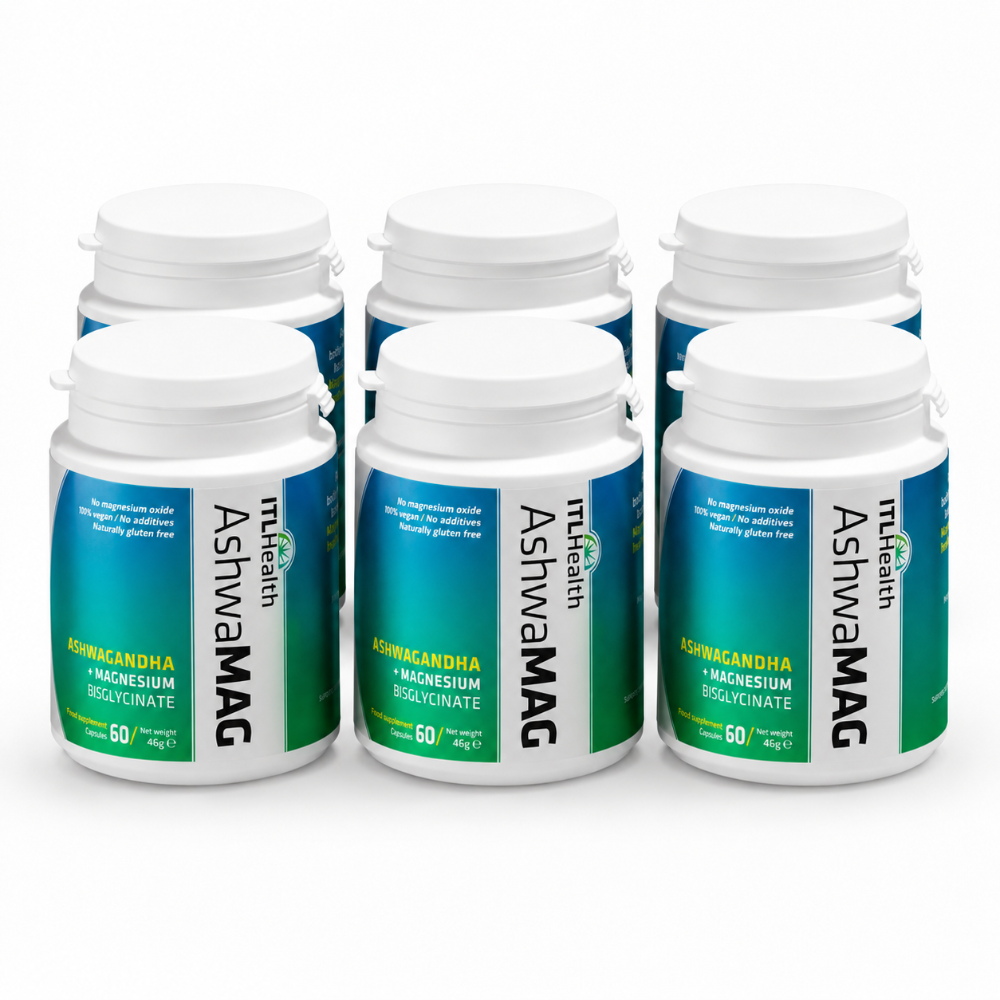 AshwaMAG + Magnesium Bisglycinate - 6 Month Supply