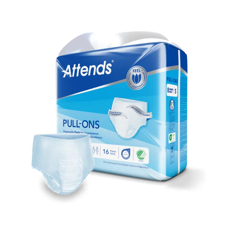 Attends Pull-Ons 8 - Small ( 16 Pack )