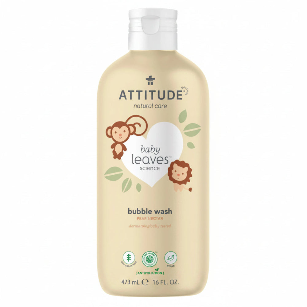 Baby Leaves Bubble Wash Pear Nectar - 473ml