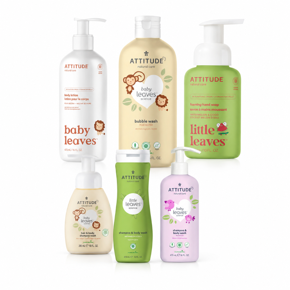 Attitude Little Leaves Head-to-Toe Care Collection