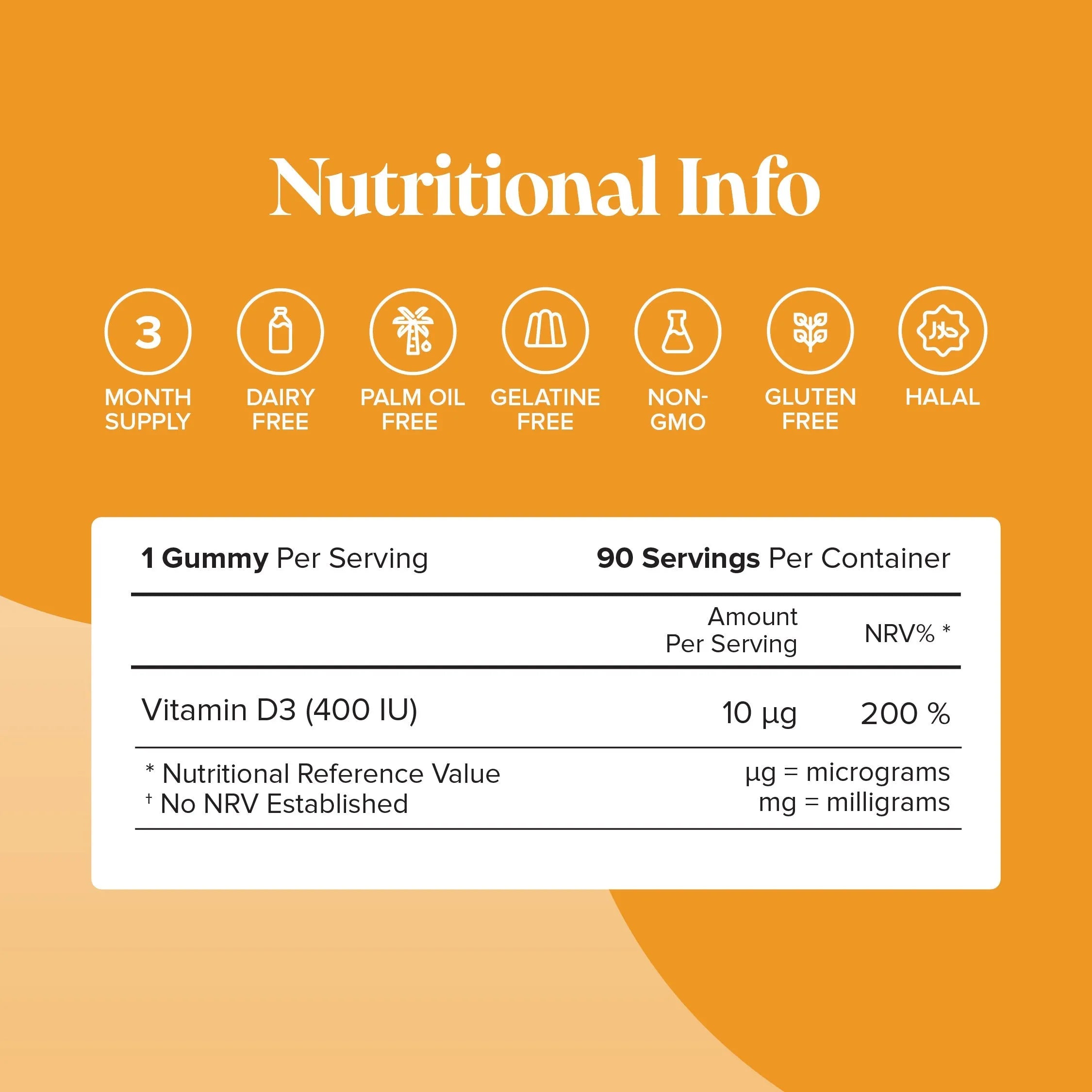 Novomins Kids Vitamin D Gummies - 90 Pack