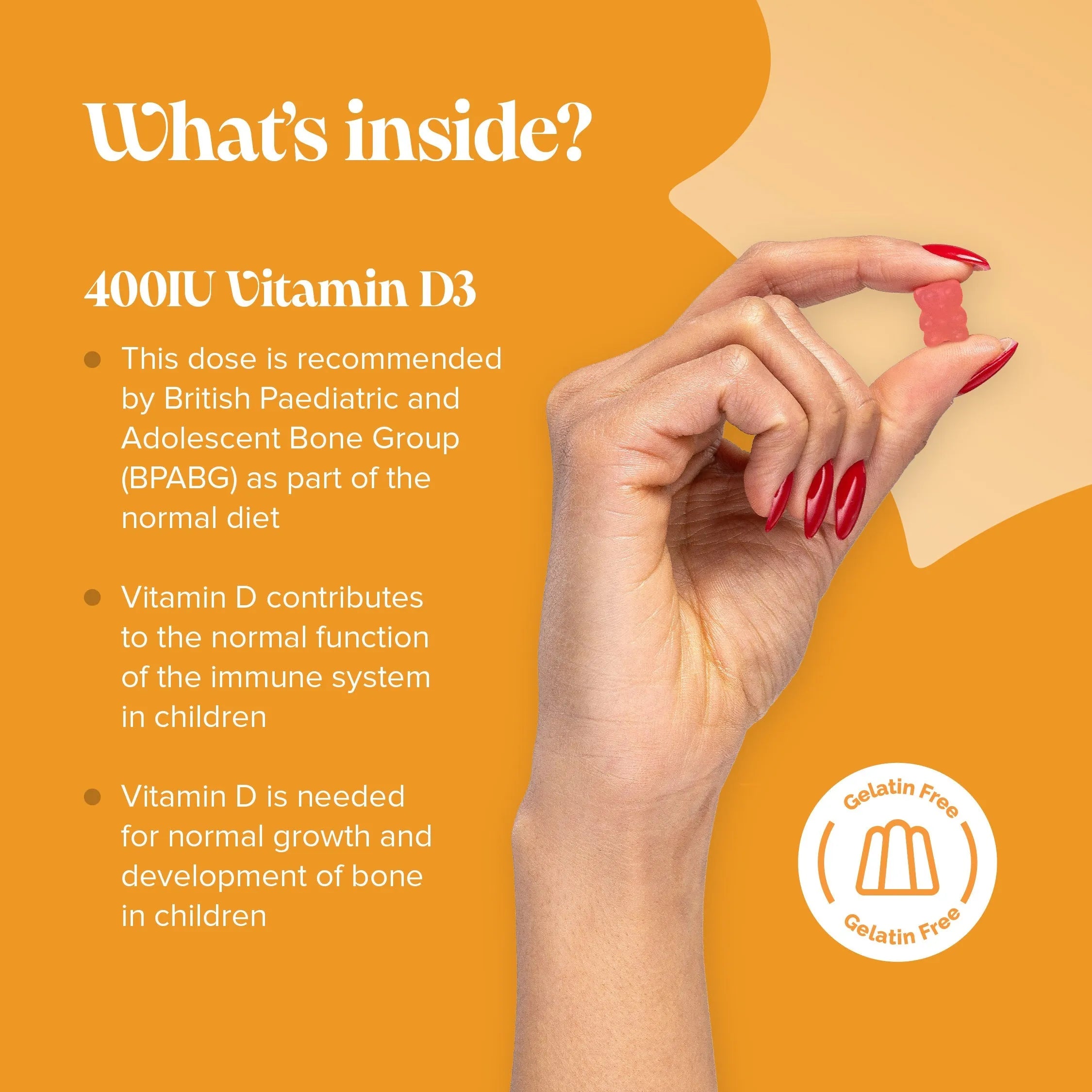 Novomins Kids Vitamin D Gummies - 90 Pack