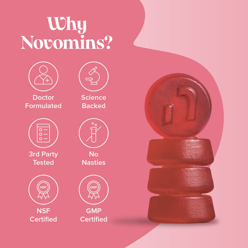 Novomins Biotin Gummies - 60 Pack