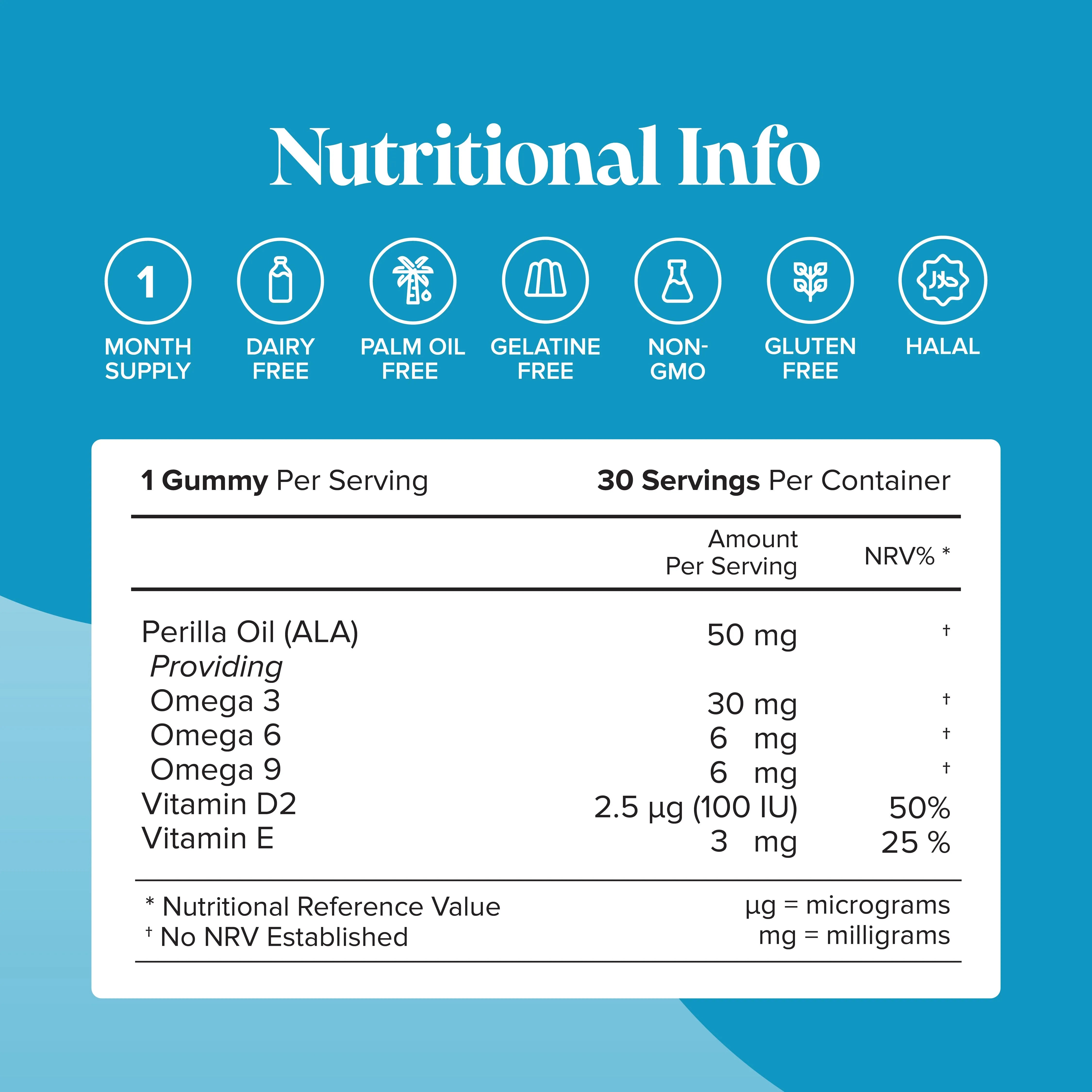 Novomins Kids Omega 3-6-9 Gummies - 30 Pack