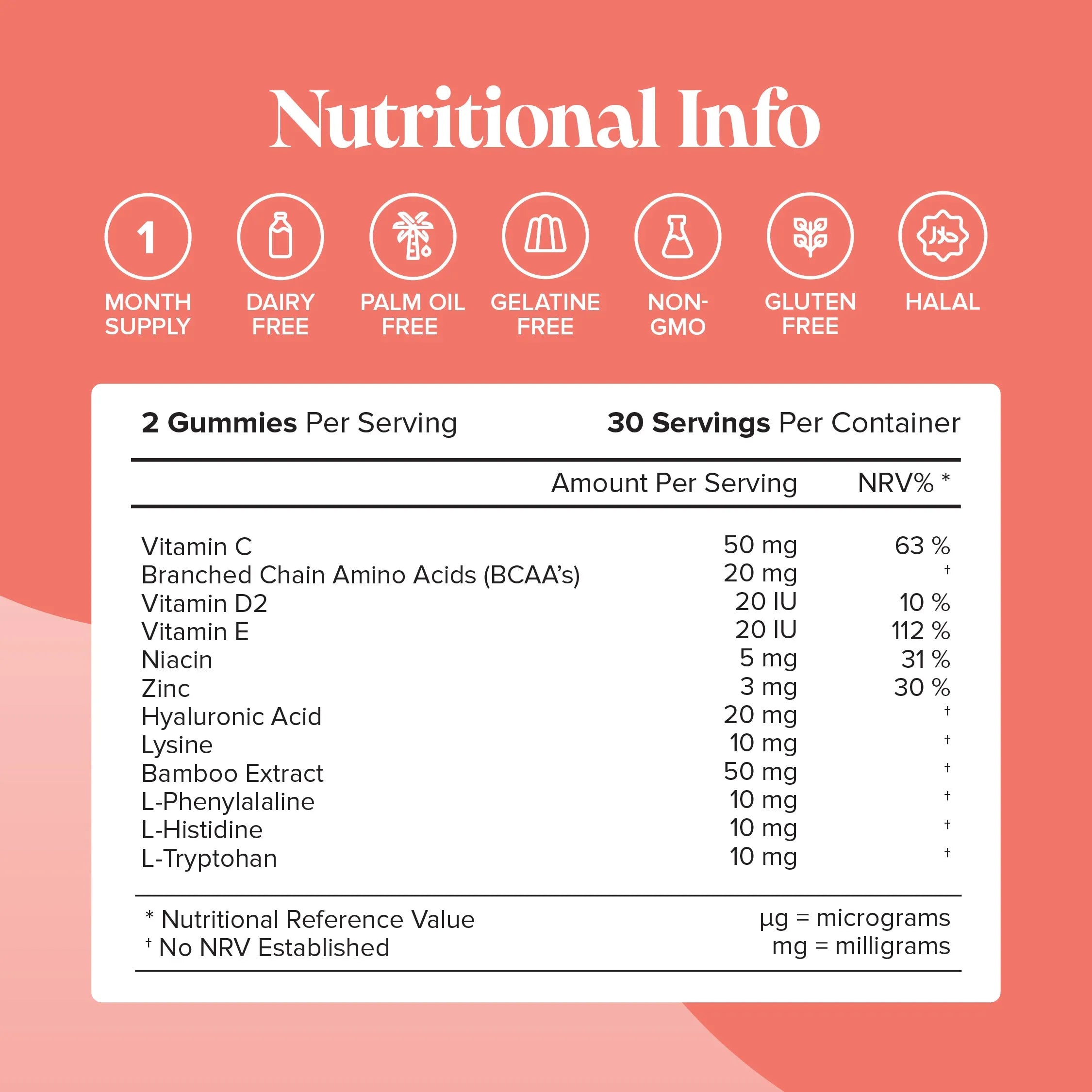 Novomins Vegan Collagen Gummies - 60 Pack