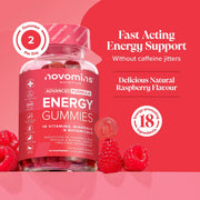 Novomins Energy Gummies - 60 Pack