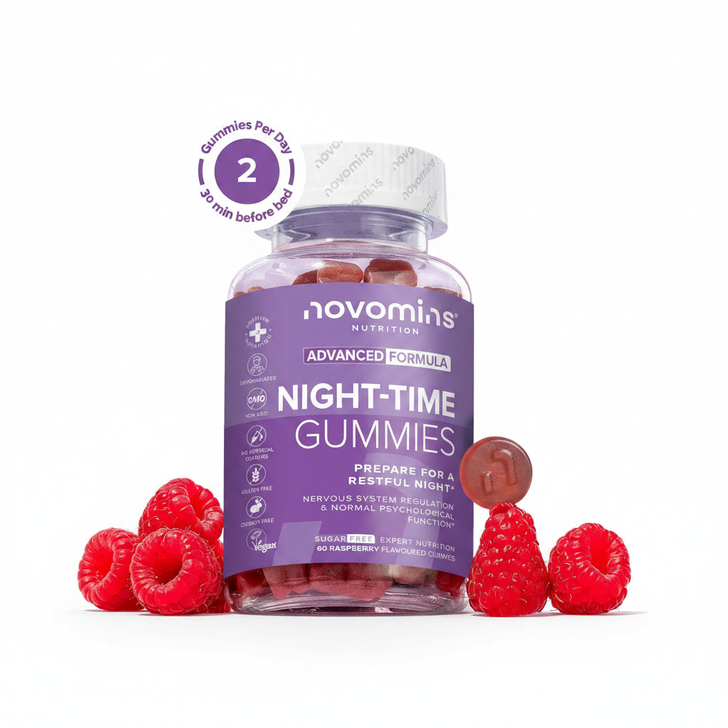 Novomins Night Time Gummies (5HTP Free) - 60 Pack