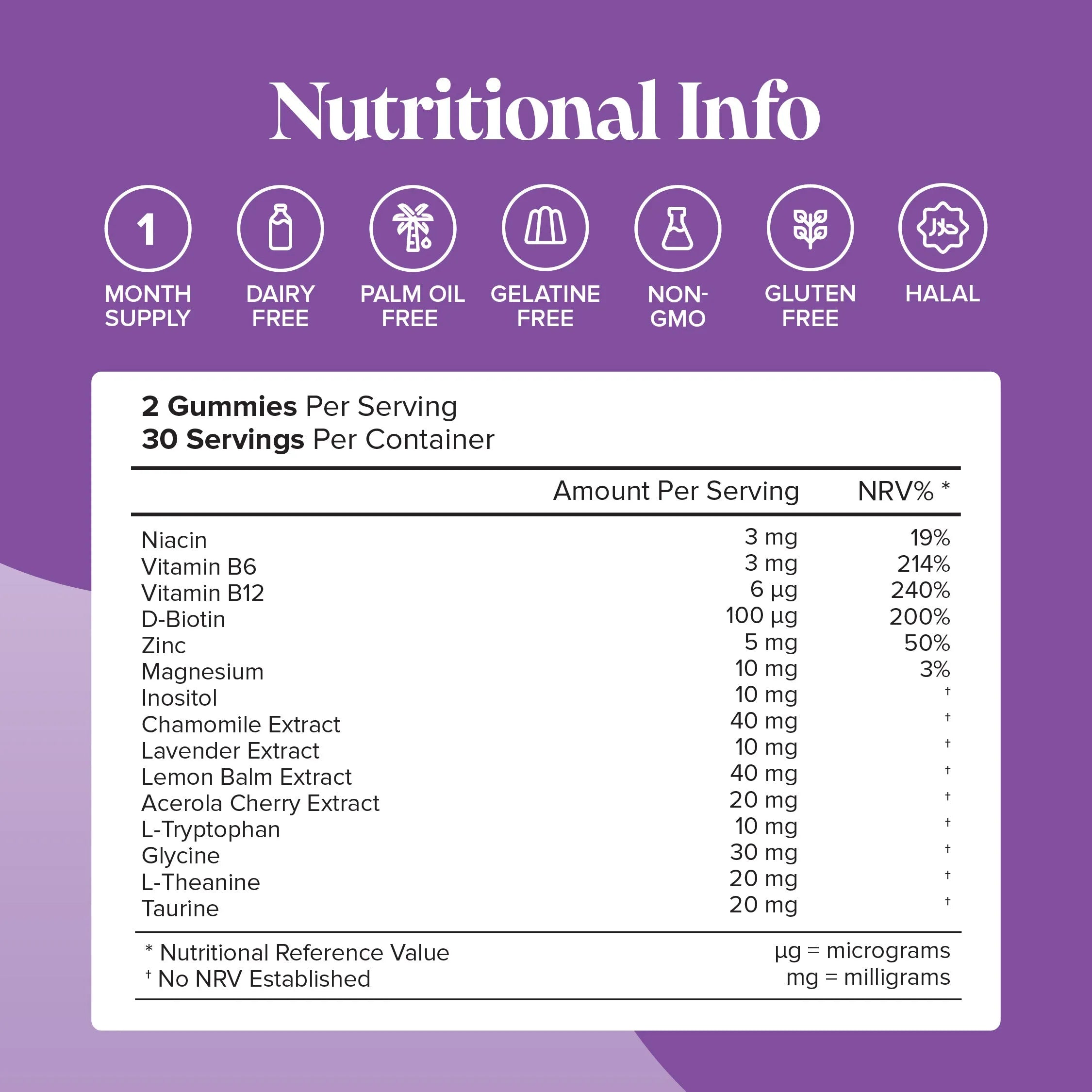 Novomins Night Time Gummies (5HTP Free) - 60 Pack