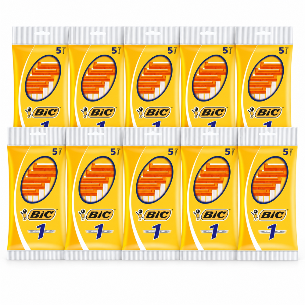 BIC 1 Disposable Razors 5's Bundle