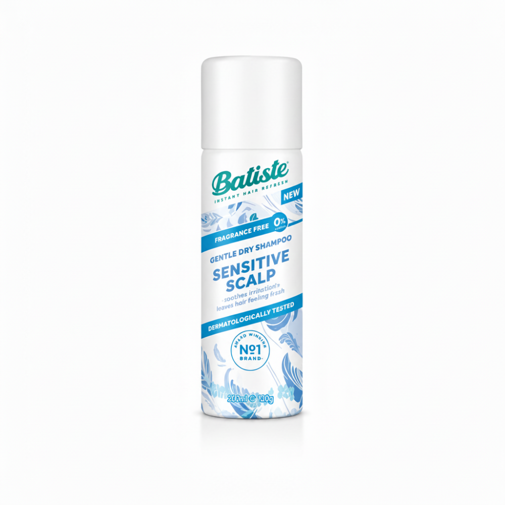 Batiste Sensitive Scalp Fragrance Free Dry Shampoo - 50ml