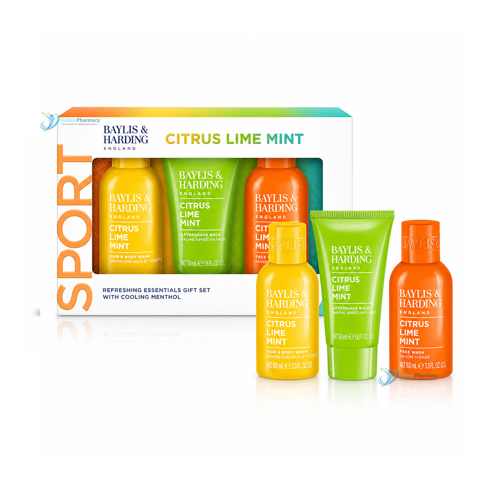 Baylis & Harding - Citrus, Lime & Mint Refreshing Essentials Trio Set
