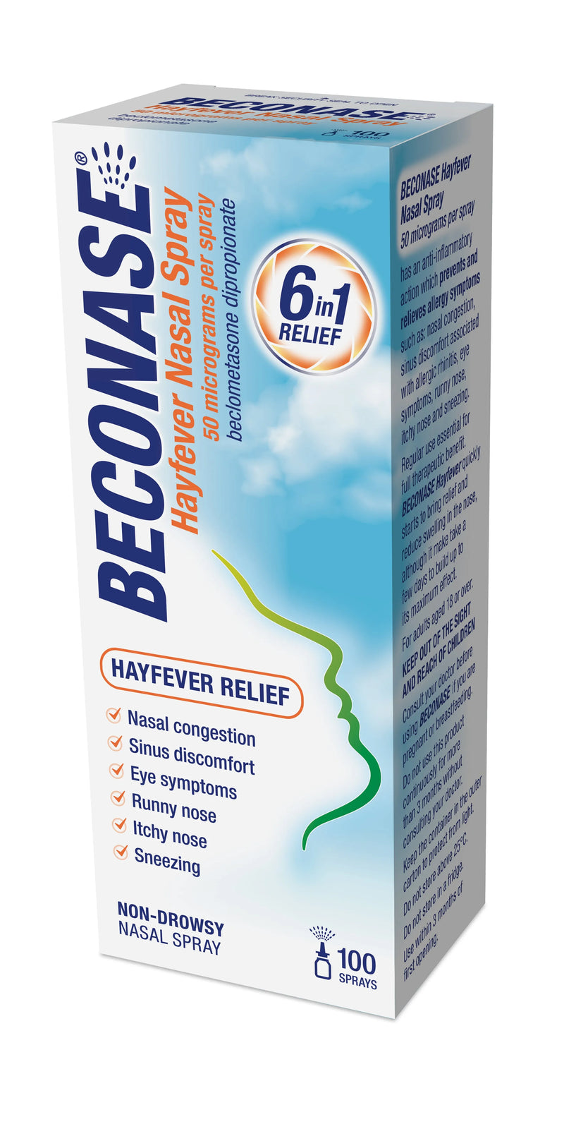 Buy Beconase Hayfever Nasal Spray 180 Sprays | Chemist Direct - View #7