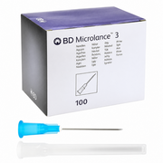 Becton Dickinson BD Microlance 3 Needles - Blue 23G x 1 Inch (100 Pack)