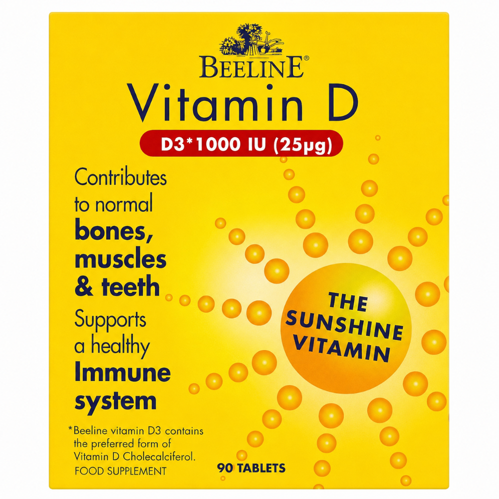 Beeline Vitamin D3 Tablets - 90 Pack