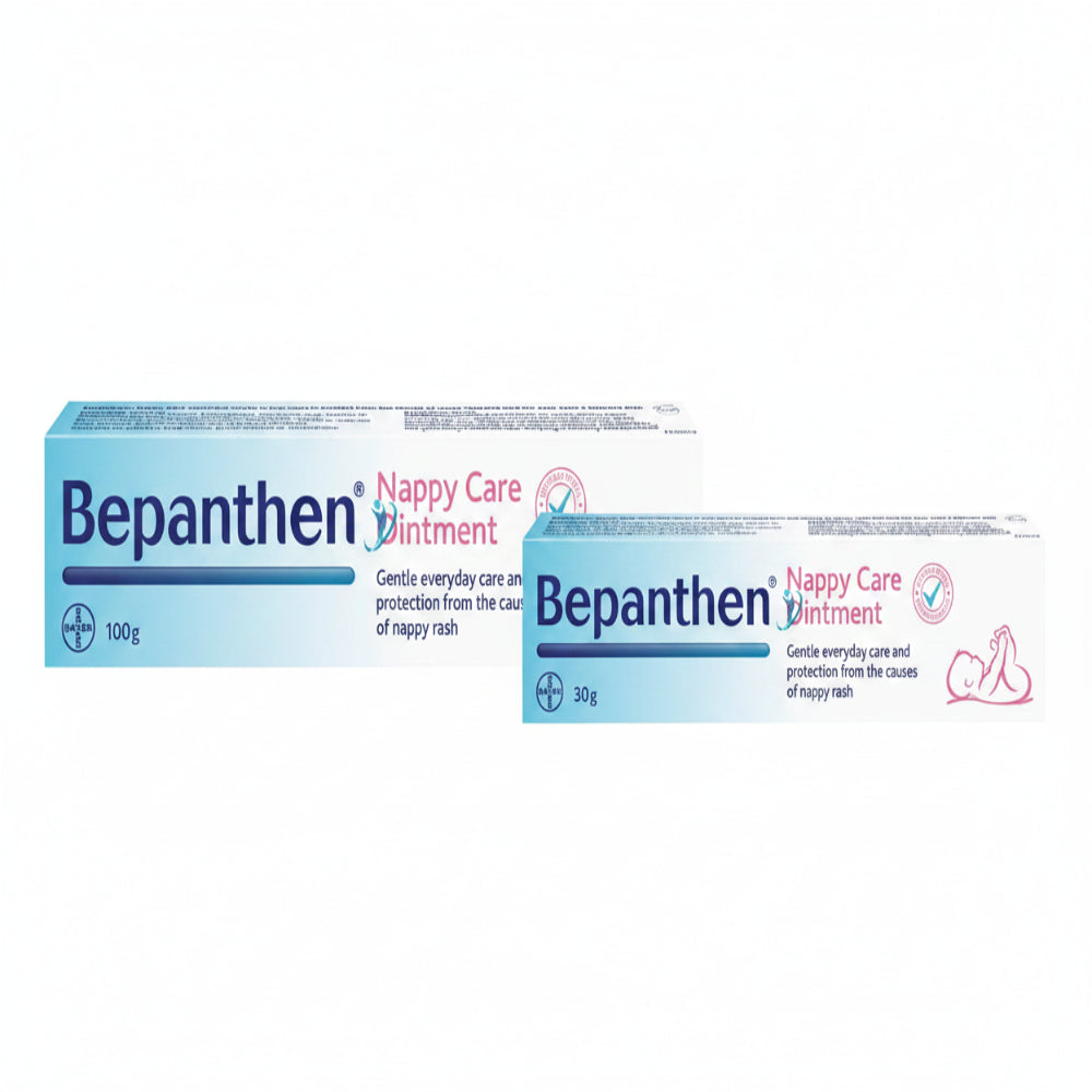 Bepanthen Nappy Care Ointment 30g and 100g bundle