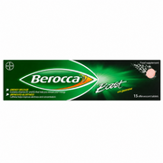 Berocca Boost Vitamins with Guarana - 15 Effervescent Tablets