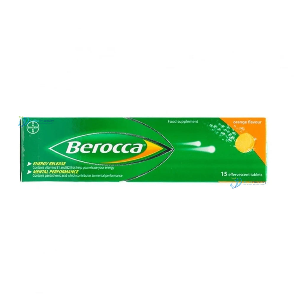 Berocca Orange Multivitamin Effervescent Tablets - 15/30/45 Tablets