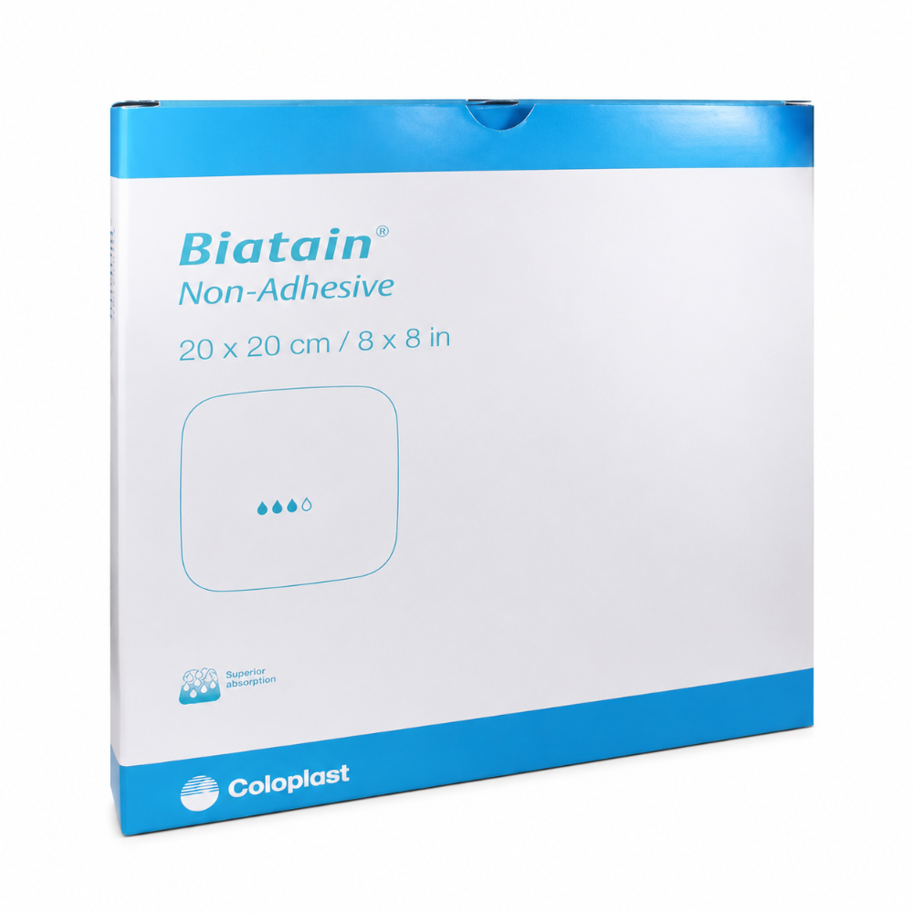 Biatain Non Adhesive Dressings 3416 20cm x 20cm - 5 Pack