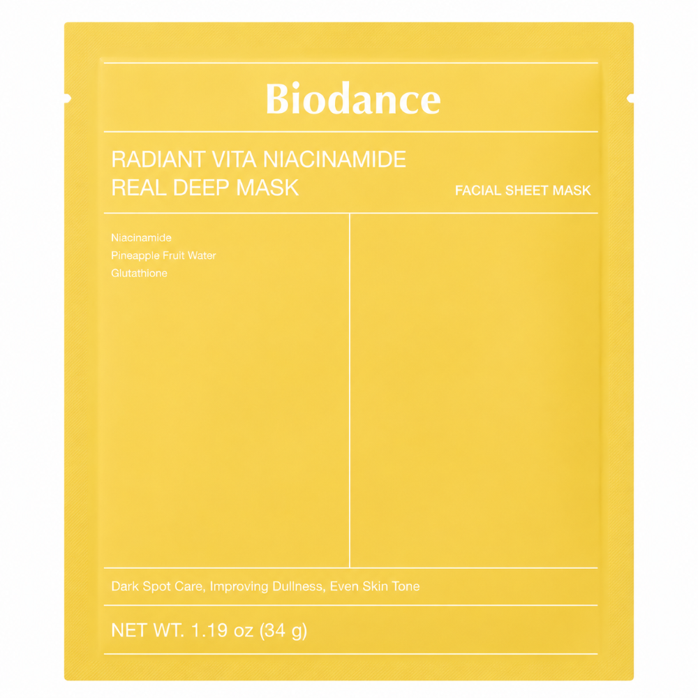 Biodance Radiant Vita Niacinamide Real Deep Mask - 1 Pack