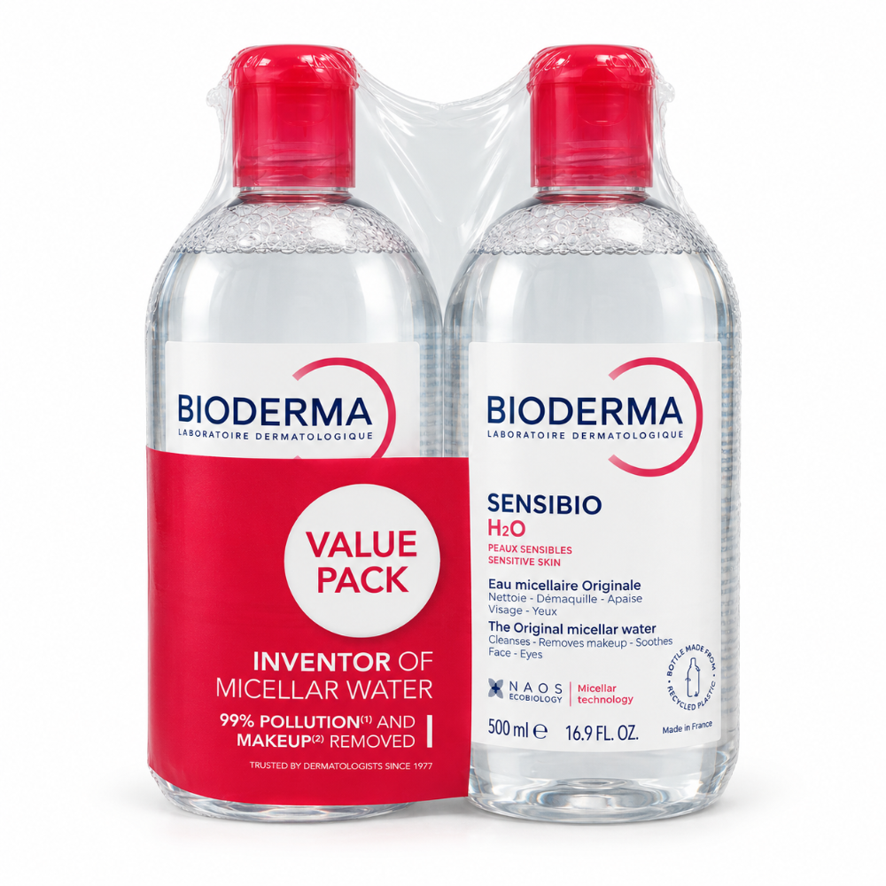 Bioderma Sensibio H2O Duo Pack - 500ml x 2