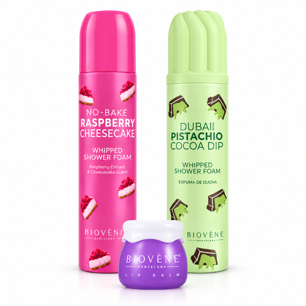 Biovene Dessert Delights Shower & Lip Care Bundle