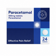 Bluefish Paracetamol 500mg Film Coated Tablets 24 Pack