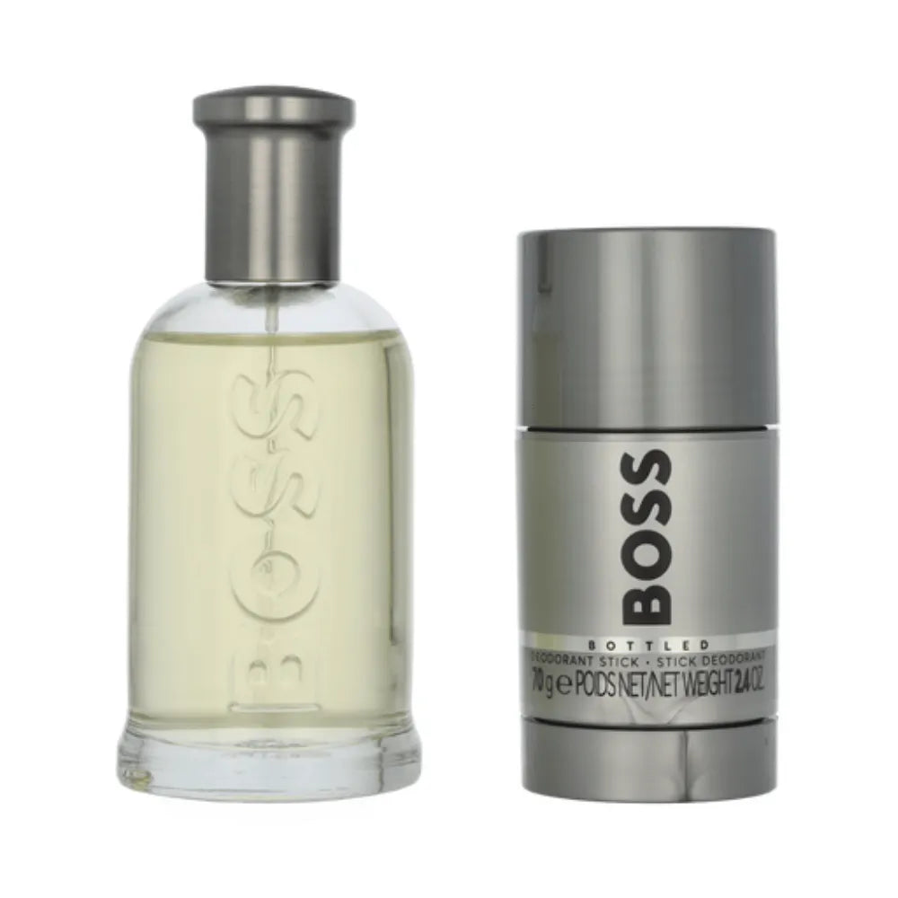 Boss Bottled (Grey) 100ml 2pc Gift Set100ml Edt Spr, 75ml Deodorant Stick
