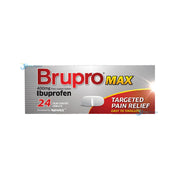 Brupro Max 400mg Ibuprofen Tablets - 24 Pack