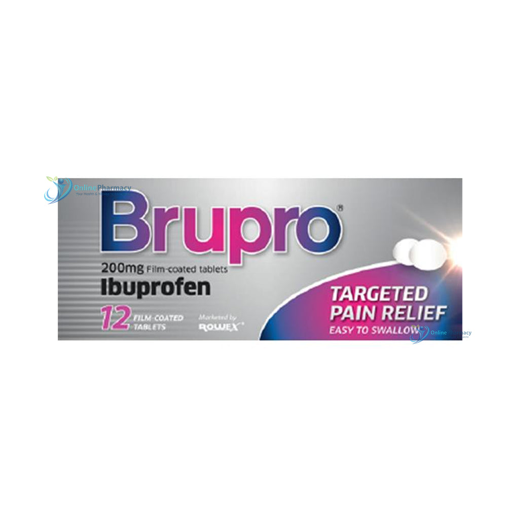 Brupro 200mg Ibuprofen - 12/24/48 Pack