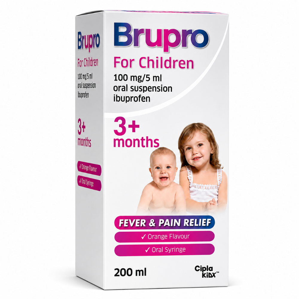Brupro Ibuprofen For Children 3+Months - 200ml