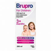 Brupro Ibuprofen For Children 3+Months - 200ml