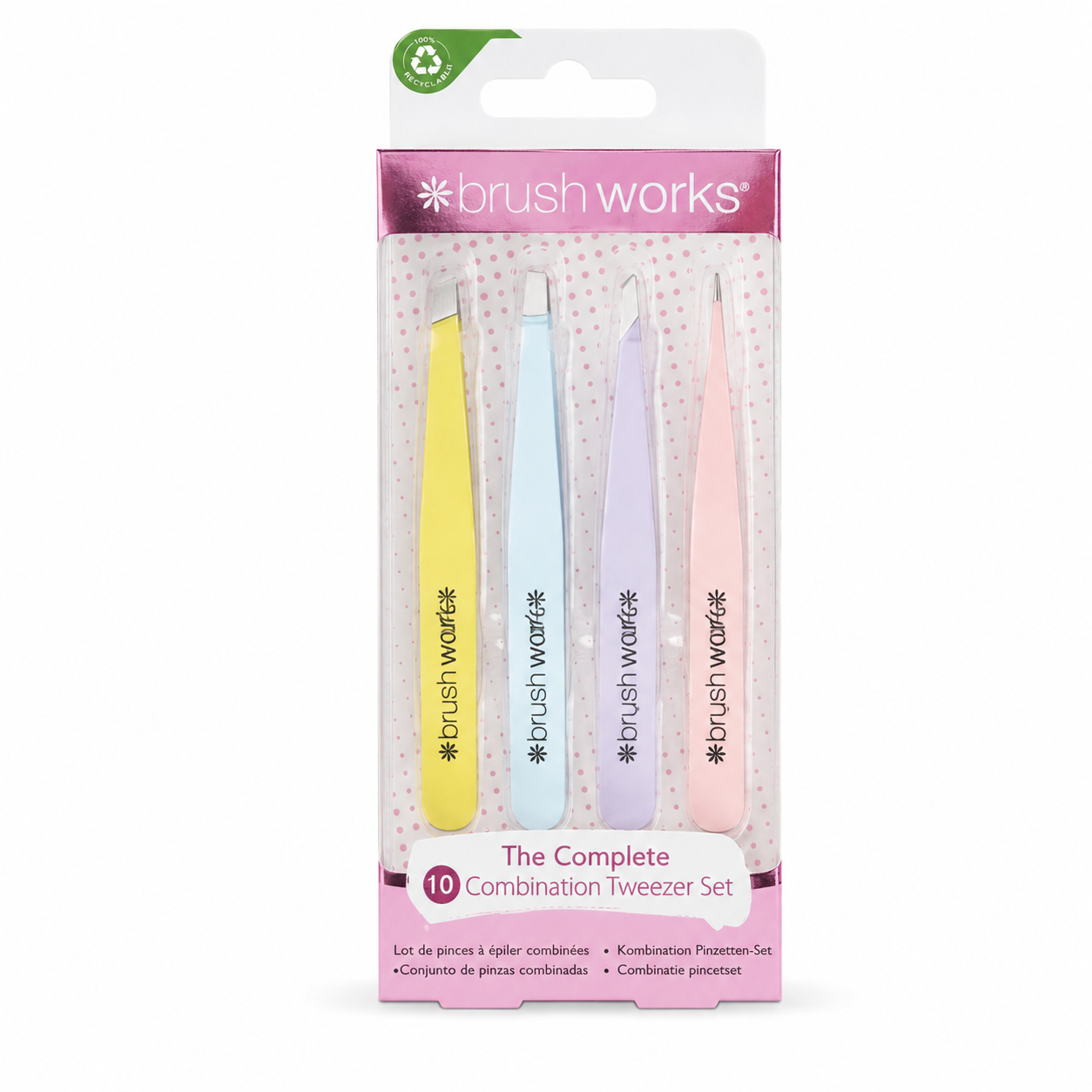 BrushWorks - Combination Tweezer Set