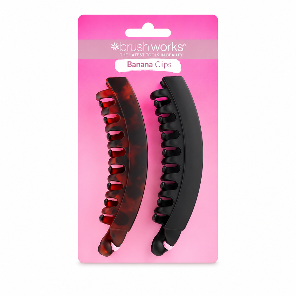 Brush Works Banana Clips - 2 Pack