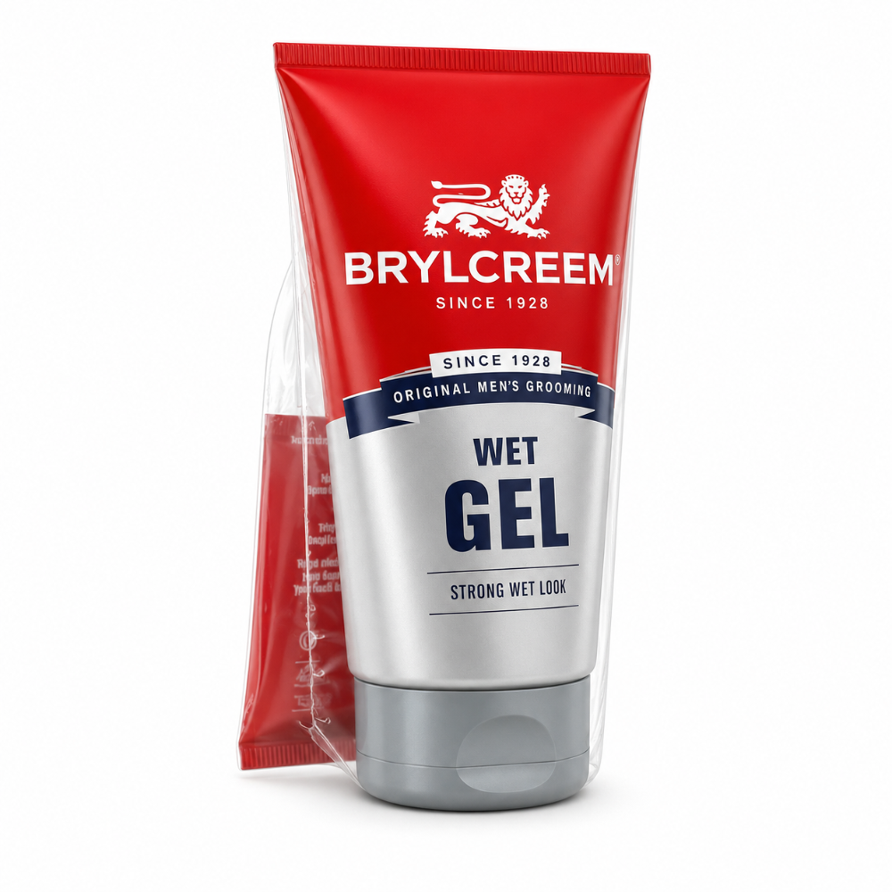 Brylcreem Wet Look Gel Tube - 150ml Twin Pack