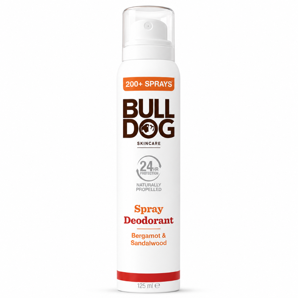 Bulldog Bergamot &Sandalwood Spray Deodorant - 125ml