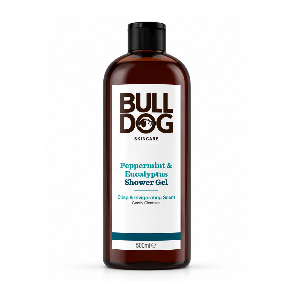 Bulldog Peppermint & Eucalyptus Shower Gel - 500ml